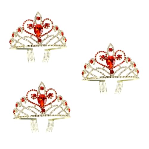 Diademe for Mädchen, 2 Stück Prinzessinnenkronen for kleine Mädchen, Festzug, Quinceanera, Diademe, Kopfschmuck for die Braut, Diamant-Tiara, Kristall, Prinzessinnen-Tiara, Kristall, AB-Strasssteine,