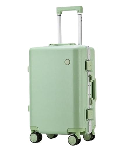 RUVOO Koffer Trolley Reisekoffer Multifunktionaler Trennwand-Trolley, Leichtes Passwort-Reise-Hartschalen-Handgepäck Koffer Gepäck Rollkoffer (Color : F, Size : 20in)