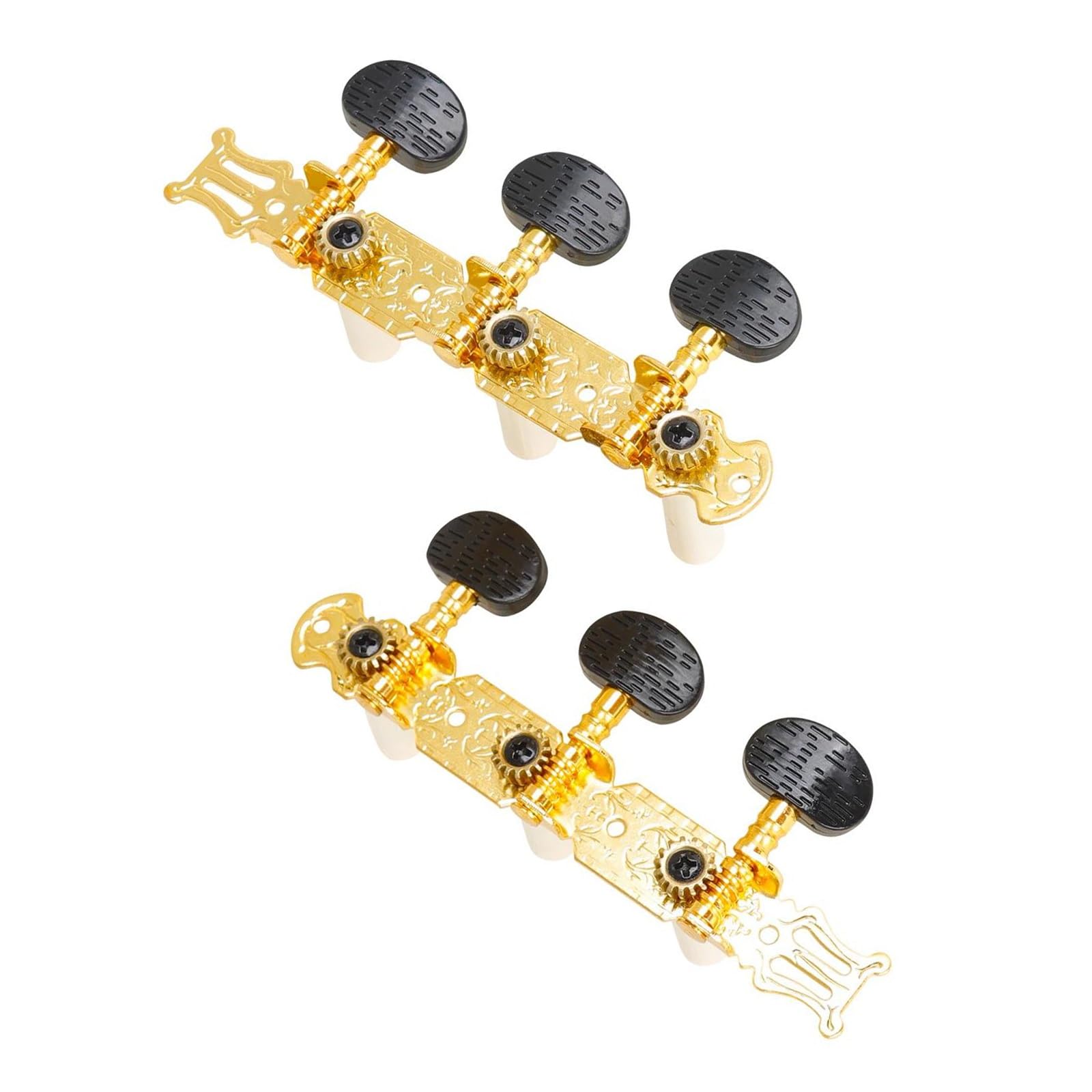 Strings Tuning Pegs Mechaniken Für Gitarre Gitarren-Tuning-Nägel, Gitarren-Maschinenkopf, Gitarrenknöpfe, 1 Paar linke und rechte 3L3R-Saiten-Tuner