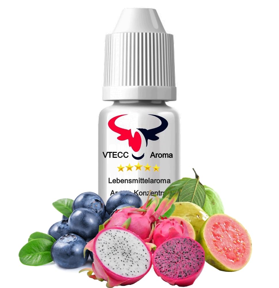 Aromakonzentrat Konzentrat Drops Aroma Lebensmittelaroma Flavdrops zum Kochen Backen Lebensmittel & Getränke Diffuser Vernebler Verdampfer Wassersprudler uvm (100 ml, Drachenfrucht)