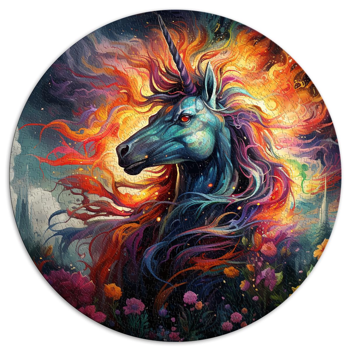 Puzzle | Puzzle Einhorn, 1000 große Teile, Puzzle für Erwachsene, 67,5 x 67,5 cm, Puzzle, bei dem jedes Teil einzigartig ist – anspruchsvolles, unterhaltsames Spiel für die ganze Familie