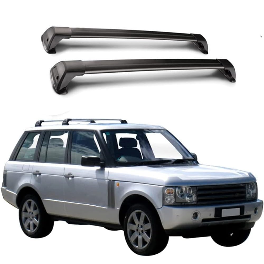 NAIRE Dachträger für Land Rover Range Rover III (L322) 2002–2012,Auto-Dachrelingträger Schmutzabweisend Dachgepäckträger Fahrradträger Fahrradträger,A