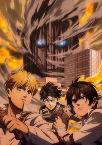 HfmQuisutron 1000 Teile Puzzle Abenteuer Action Anime Eren.Jaeger Poster Für Zuhause Stressabbau Spiel Zw164Qv