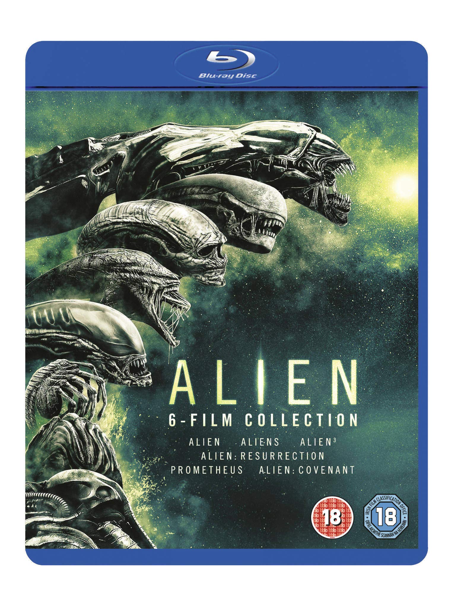 Alien 6 Films Collection: Alien / Aliens / Alien 3 / Alien: Resurrection / Prometheus / Alien Covenant (BOX) [6Blu-Ray] [Region B] (IMPORT) (Keine deutsche Version)