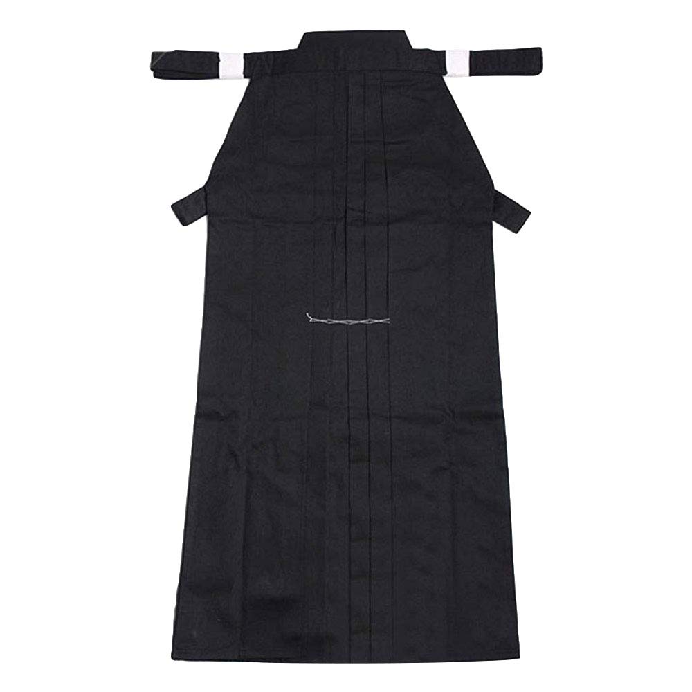 G-LIKE Kampfsport Kendo Kenjutsu Uniform - Traditionelle Japanische Schwertkampfkunst Kostüm Karate Ninja Aikido Training Kleidung Keikogi Jacke Hakama Hose für Männer Frauen (Black, S)