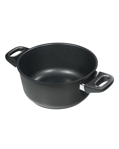 Original Gundel GUSS-BRATEN-TOPF INDUKTION, Ø 24 cm, Höhe 10 cm, BIOTAN-Oberfläche, backofenfeste Griffe