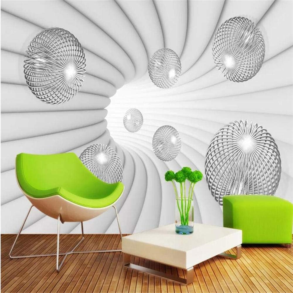 Kubische Kugeln Die Den Raum Erweitern 3D Tapete Poster Restaurant Schlafzimmer Wohnzimmer Sofa TV Dekorative Wand-350cm×256cm