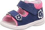 Superfit Baby Mädchen Polly Sandalen, (Blau/Rosa 81), 21 EU