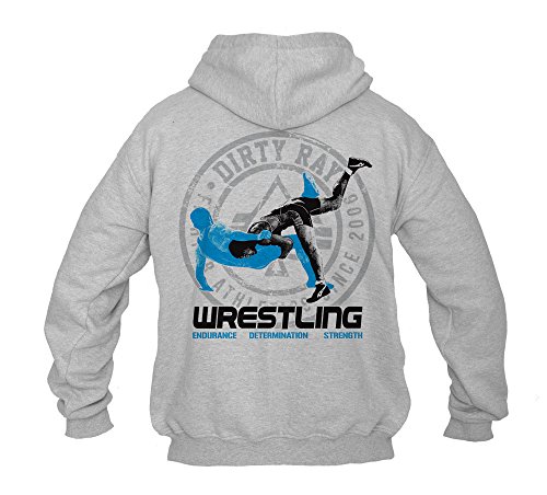 Dirty Ray Kampfsport Wrestling Herren Kapuzenpullover BDT14 (L)