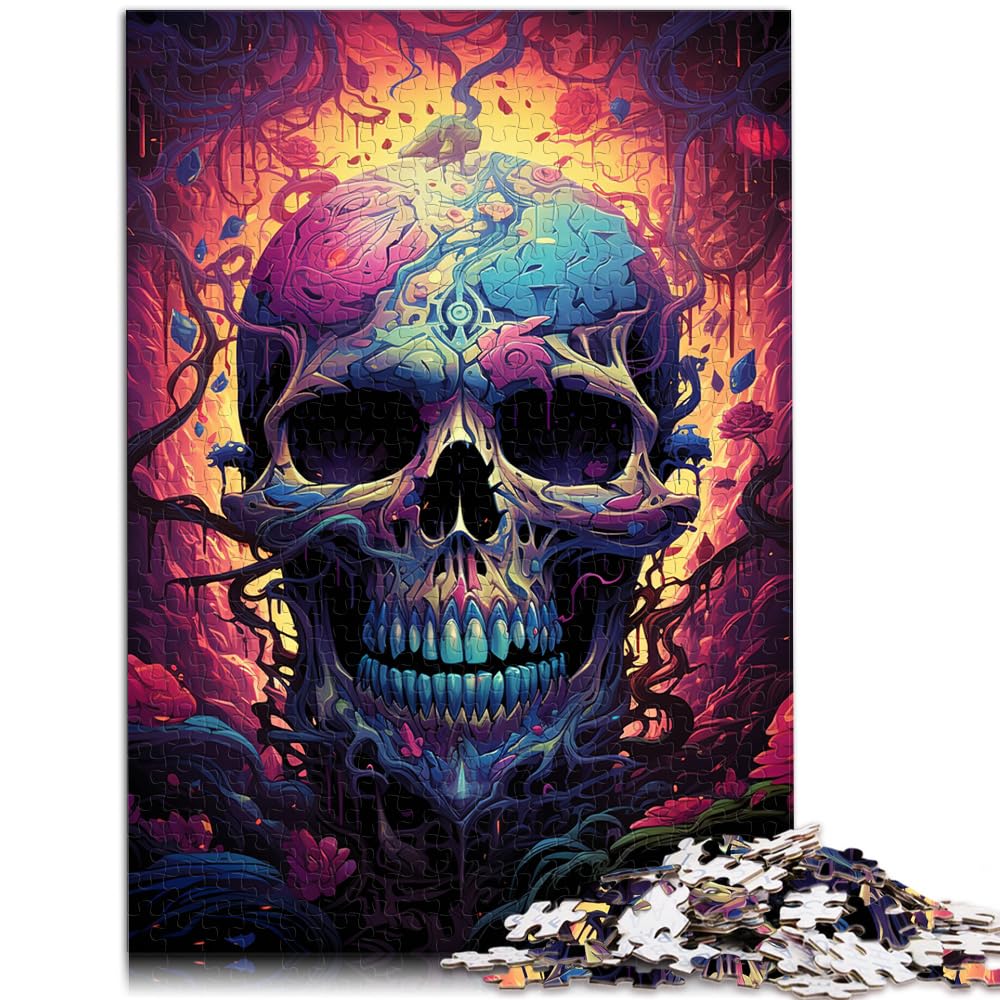 Spielgeschenk-Puzzle „Die farbenfrohe Psychedelie des Waldgeistes“ für Erwachsene, 1000 Teile, Puzzle-Geschenke, Holzpuzzle, Staycation, Zeit totzuschlagen, 1000 Teile (50 x 75 cm)