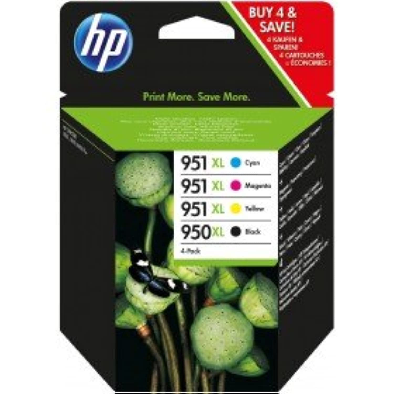 HP 950XL/951XL (C2P43AE) Multipack Original Druckerpatronen 1xSchwarz