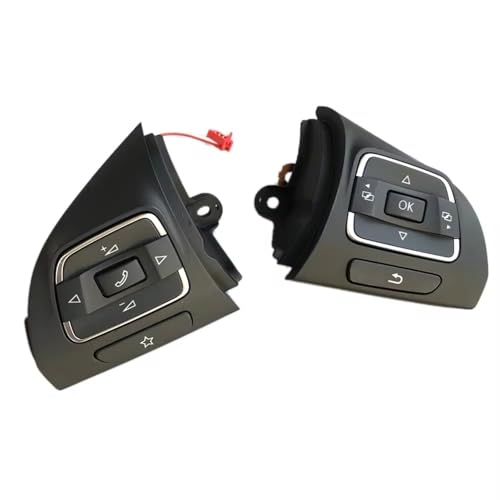 GLILAR Kompatibel Mit VW Für CC Für EOS Für Amarok 2010 2011 2012 2013 2014 Auto-Multifunktionslenkrad-Tempomat-Tastenschalter 5C0959537B Autoteile