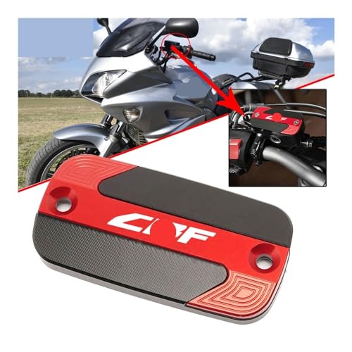 Motorrad-Bremsflüssigkeitstankdeckel Motorrad Vorderradbremsbehälter Flüssigkeitstank Ölbecherdeckel Für CBF600S CBF1000 2004-2014 Motorrad Bremsflüssigkeitsbehälterdeckel