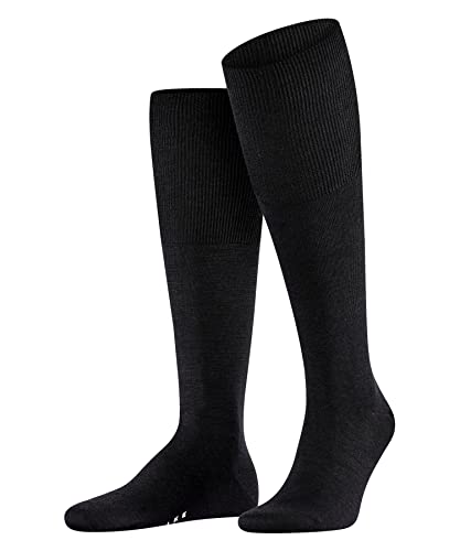 FALKE Herren Airport M KH Business Kniestrümpfe, Schwarz (Black 3000), 49-50