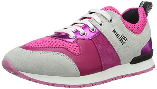 Love Moschino Damen Sneakers, Mehrfarbig (Multicolor 60A), 38 EU