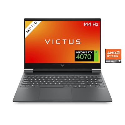 HP Victus Gaming 16,1" FHD IPS R7-8845HS 16GB/512GB RTX 4070 Win11 16-s1077ng