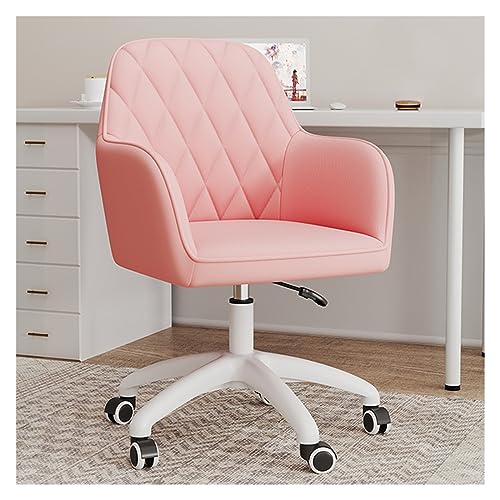 AJYBYUKJ Ergonomischer Bürostuhl, 360° drehbar, Schreibtischstuhl mit Armlehne, Executive-Computerstuhl, Beistellstuhl für Homeoffice, Empfang, höhenverstellbare Loungesessel Beauty Comes