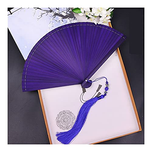 Handheld Folding Fans Bamboo Craft Folding Fan Sommer Chinese Folding Fan Classical 18Cm Chinese Hanfu Cosplay Women Hand Fan Portable Ventilador Hand Fan Wall Decor (Color : S) (P)