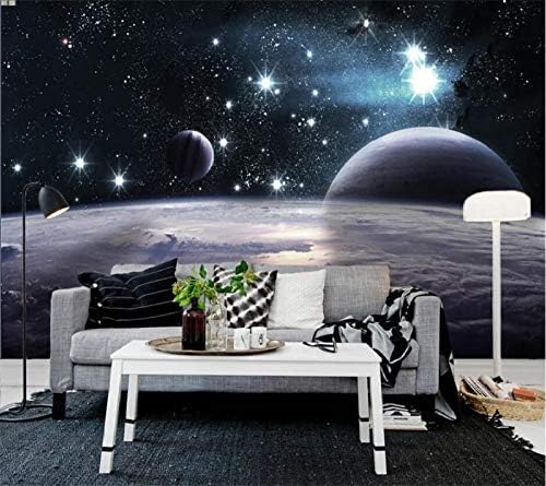 XLMING Fantasy-Weltraum Kosmische Sterne 3D Tapeten Home Esszimmer Sofa Schlafzimmer Wohnzimmer TV Hintergrund-430cm×300cm