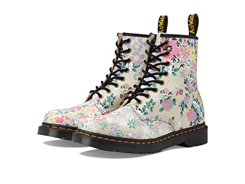 Dr. Martens Schnürstiefel Boots Damen Beige-Bunt 146, beige(floralmashup), Gr. 41