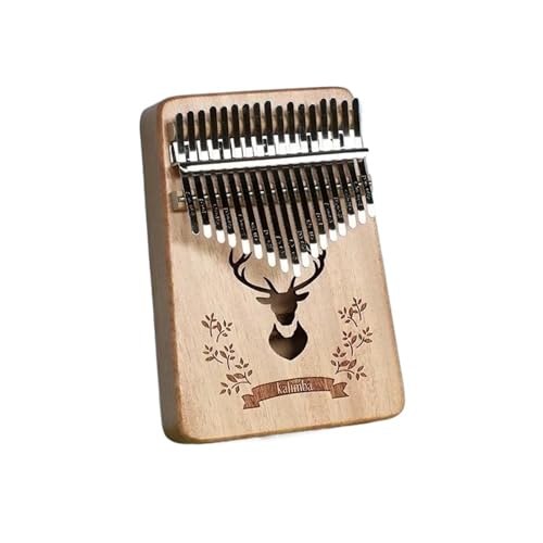 Kalimba Daumenklavier 17-Tasten-Kalimba-Instrument Daumenklavier Mahagoni-Fingerklavier professionelle Marimba-Musik Kalimba 17 chromatische Tasten professionell (Color : 2)