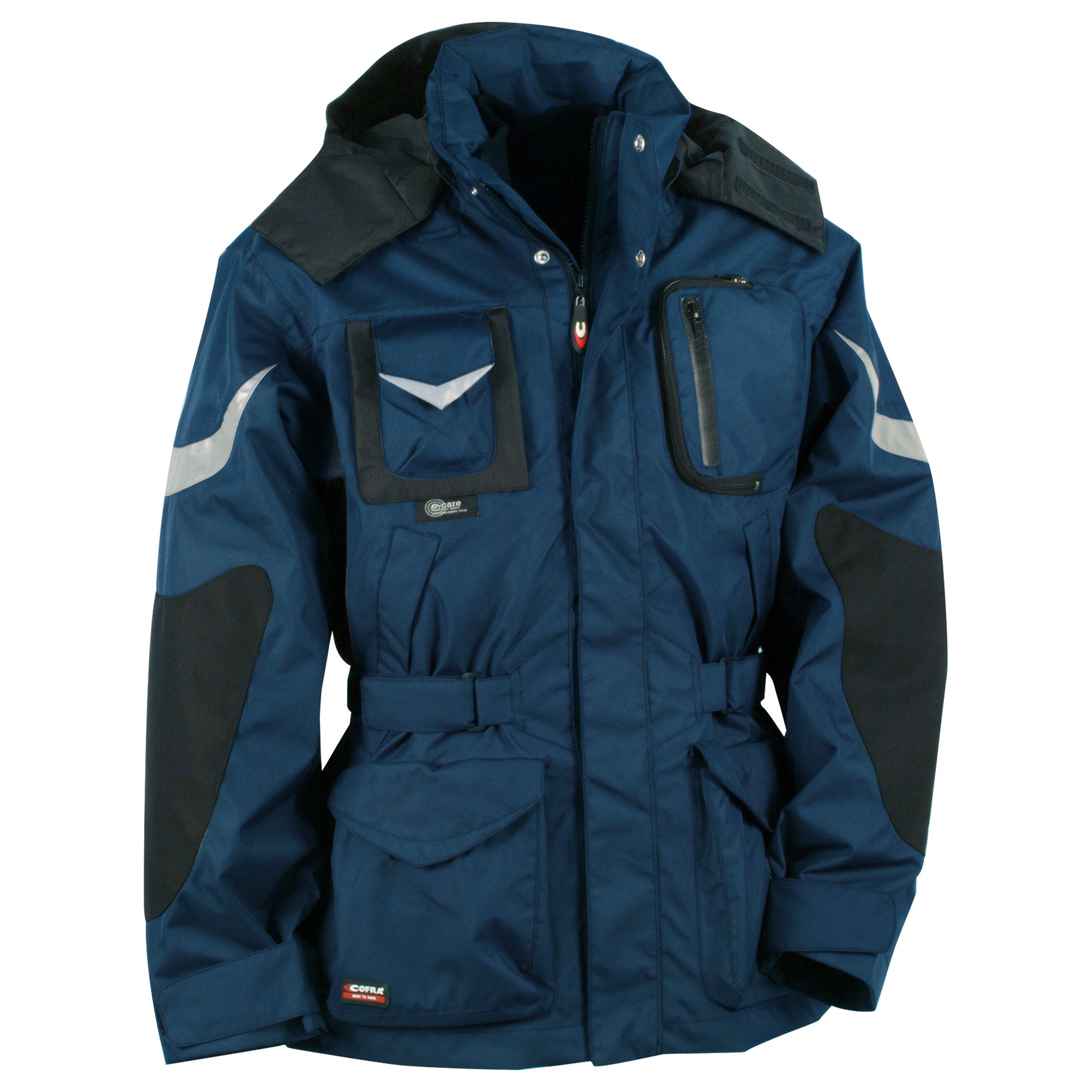 Cofra V006-0-02.Z52 Winterparka "Icestorm" Größe 52, marineblau/schwarz