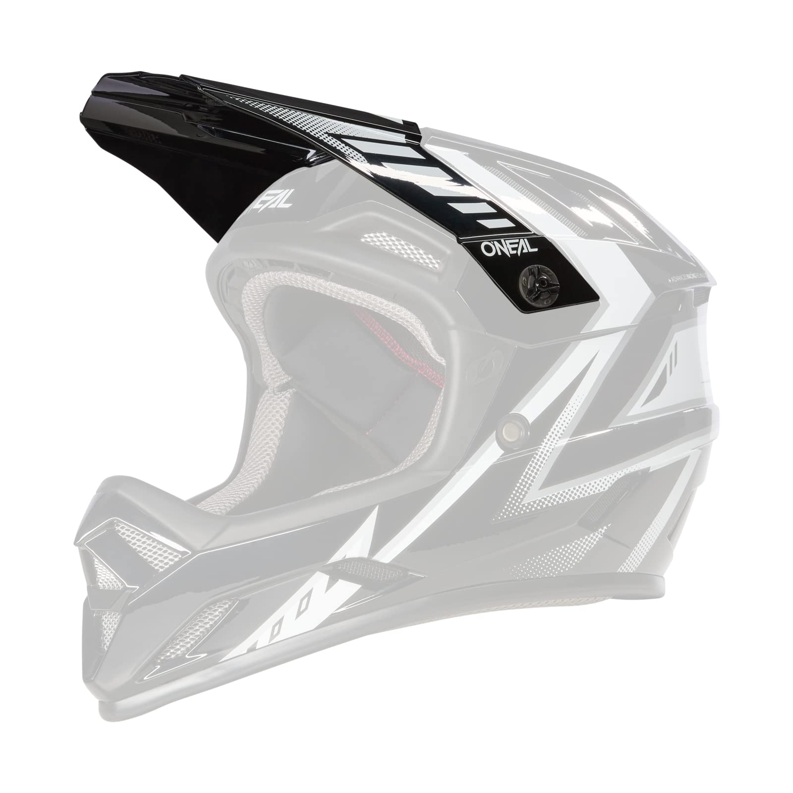 O'NEAL | Mountainbike-Ersatzteile | MTB Motocross | Ersatzschirm für den BACKFLIP Helmet KNOX V.23 | Spare Visor BACKFLIP Helmet KNOX V.23 | Schwarz | One Size