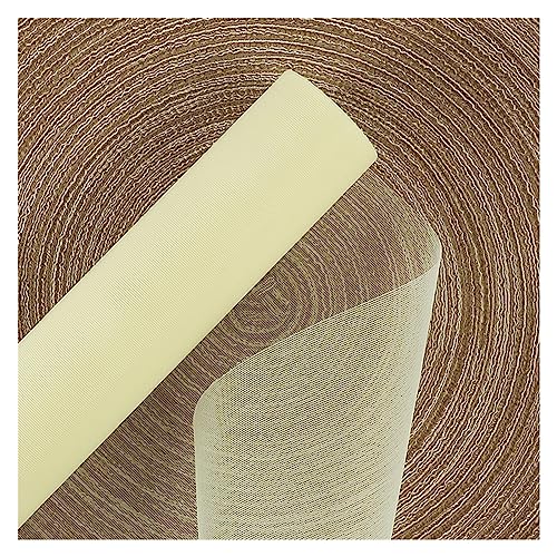 Blumen Geschenkpapier 50 cm x 5 Yard Blumenverpackungspapier, Netz, Geschenkverpackung, Netzgarn, Blumenverpackung, weicher Tüll, Blumenstrauß, Blumenverpackungsrolle(Beige)