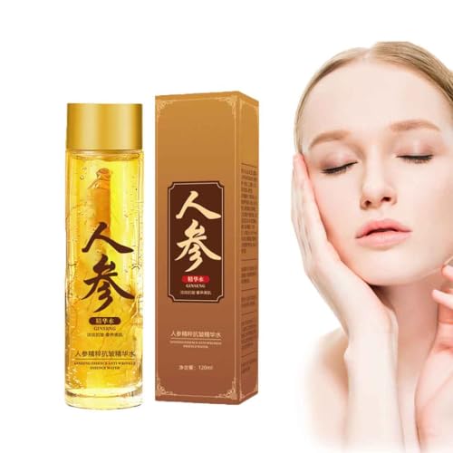 Ginseng Extract Liquid,Peptide Anti-Wrinkle Ginseng Serum Ginseng Extract Anti-Wrinkle Original Serum Oil,Ginseng Essence Water Face Oils Anti Wrinkle Serums for All Skin Types,Essence Toner (1pc)