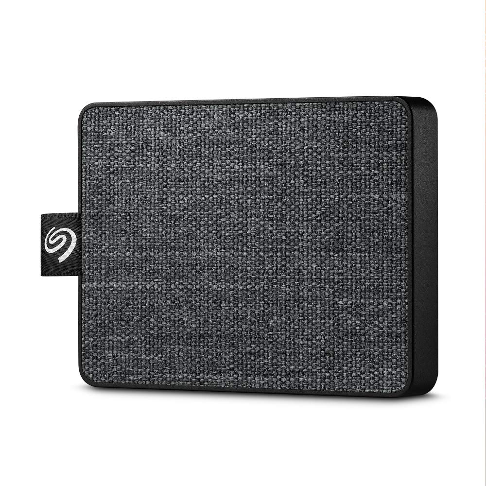 Seagate One Touch SSD, tragbare externe SSD 500GB, 2.5 Zoll, USB 3.0, PC & Mac, schwarz, inkl. 3 Jahre Rescue Service, Modellnr.: STJE500400