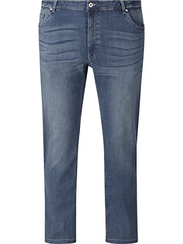 Charles Colby Herren Tiefbundjeans Baron Goyle hellblau XL - 28