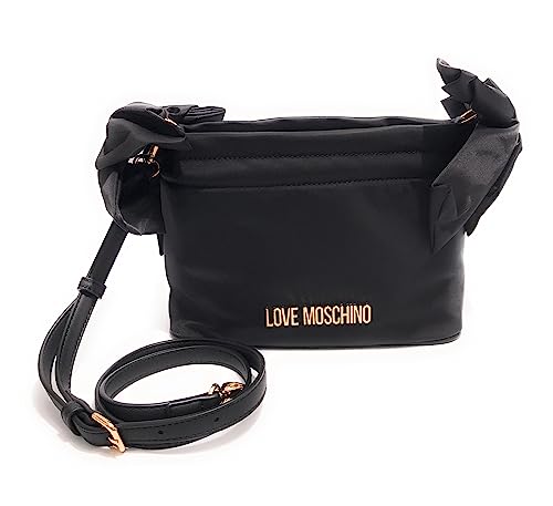 Love Moschino Damen Jc4198pp0hke100a Schultertasche, Schwarz