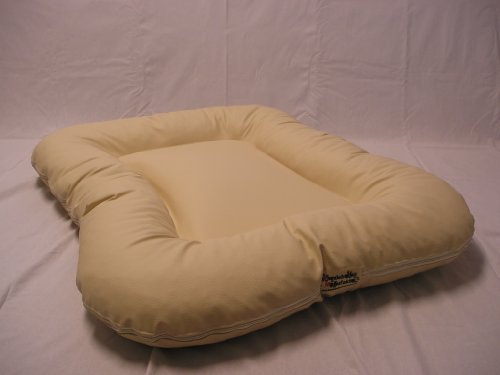 Hundebett Hundekissen XL Kunstleder Laguna Creme