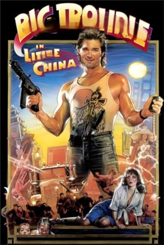 HfmQuisutron Jigsaw Puzzle 1000 Teile Komödie Film In Little China Poster Buntes Geschicklichkeitsspiel Für Die Ganze Familie Erwachsene Zw375Qv