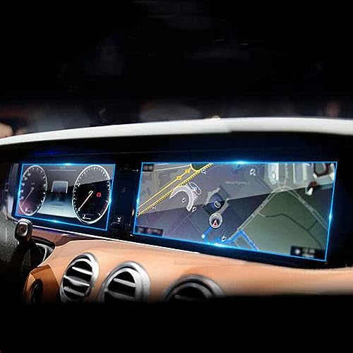 VINAMY Navigations-Displayschutz für Mercedes Benz S-Class W221 W222 2014-2017-Displayschutz aus gehärtetem Glas, 9H Kratzfest