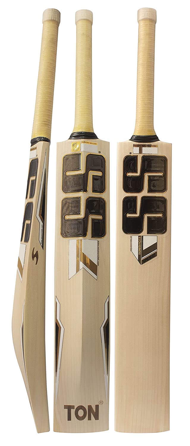 S+S SS Unisex-Adult Super Select Kricket Schläger, Beige, Kurzer Griff