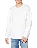 Trigema Herren 674501 Sweatshirt, Weiß (Weiss 001, Small