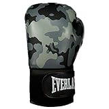 Everlast Unisex – Erwachsene Boxhandschuhe Spark Glove Trainingshandschuh, Grau Camouflage, 12oz