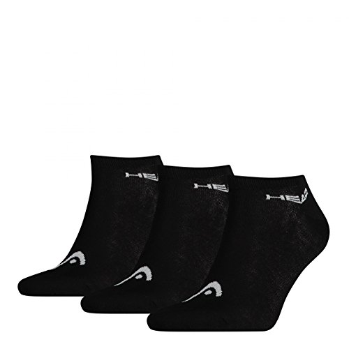 HEAD Unisex Sneaker Sportsocken 12er Pack, Größe:35-38;Farbe:Black (200)