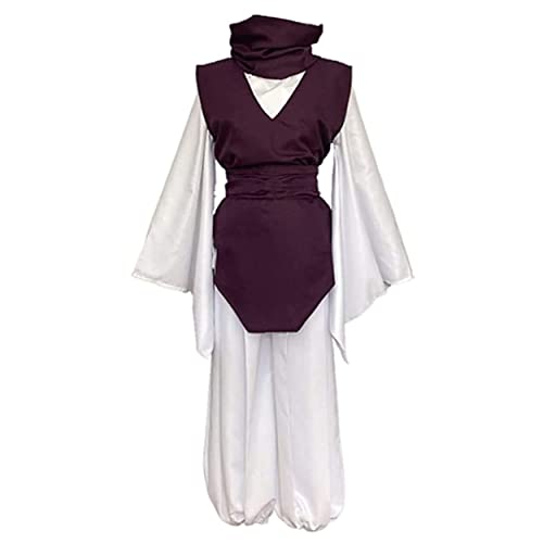 Choso Cosplay Kostüm Anime Uniform Kimono Set Schalweste für Frauen Männer Halloween Party,Purple-S