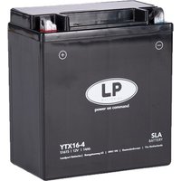 Landport Sla Ytx16-4 Motorradbatterie, 12 V 14 Ah