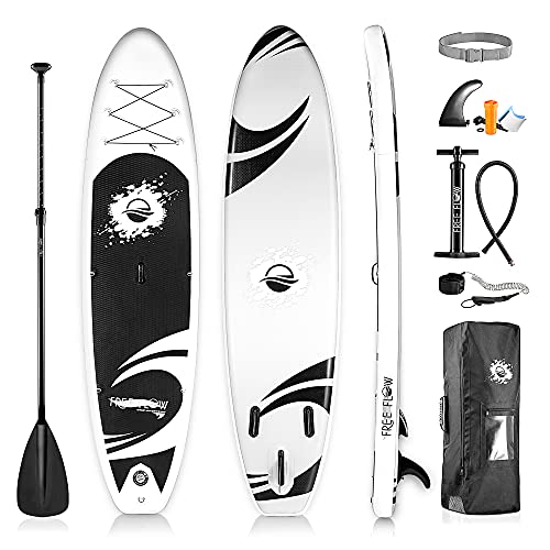 Inflatable Stand Up Paddle Board - 11’ Ft. Standup Sup Paddle Board W/Manual Air Pump, Safety Leash, Paddleboard Repair Kit, Storage/Carry Bag - Sup Paddle Board Inflatable - SereneLife SLSUPB08