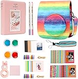 Annle Mini 11 Zubehörteile in Einer Box, kompatibel mit Instax Mini 11 Sofortbildkamera – Rainbow