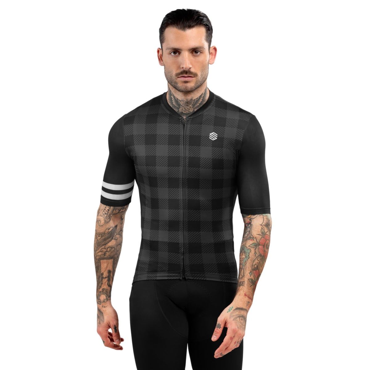 SIROKO - Radtrikot M3 Dark Hill - S - Schwarz/Grau