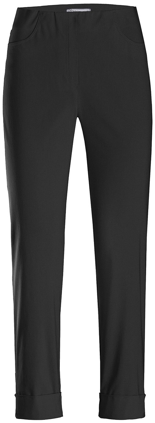 Stehmann Igor-680, sportive 7/8 Damenhose, in vielen weiteren Farben erhaeltlich, Größe 36, Farbe Schwarz