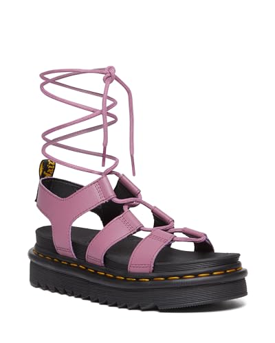 DR. MARTENS Plateausandale "Nartilla Hydro", Sommerschuh, Sandalette, Plateauabsatz, mit raffinierter Schnürung