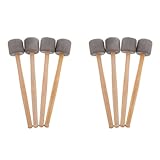 SICOSALT 8 Stück Bass Drum Mallets Sticks Mallets Foam Drum Mallets für Marching Band Percussion