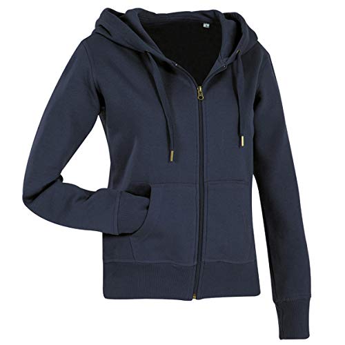 Stedman Active Sweatjacket Women Kapuzen-Sweatjacke Damen, Größe:XL, Farbe:Blue Midnight