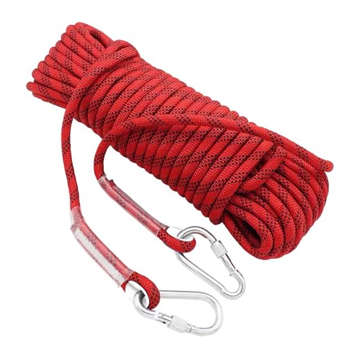 Trintion 12mm 20 Meter Kletterseil Sicherheitsseil Survival Seil Climbing RopeSeil Multifunktionsseil für Freien Wanderung Bergsteigen Sport Camping Maximal Tragegewicht Ca. 2100 KG