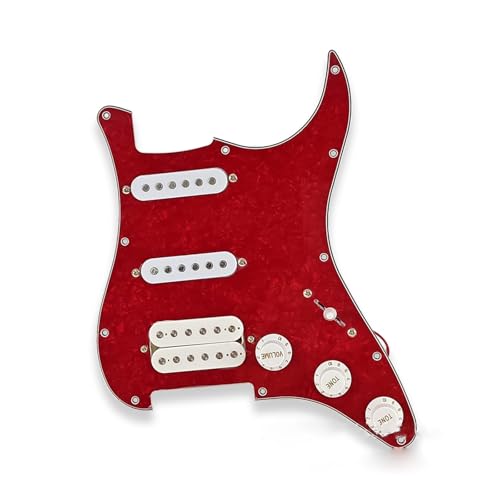 Schlagbrett Tonabnehmer für E Gitarre E-Gitarren-Tonabnehmer Pickup ST Single Double Pickup Red Pearl Single Double Pickup Gitarrenzubehör